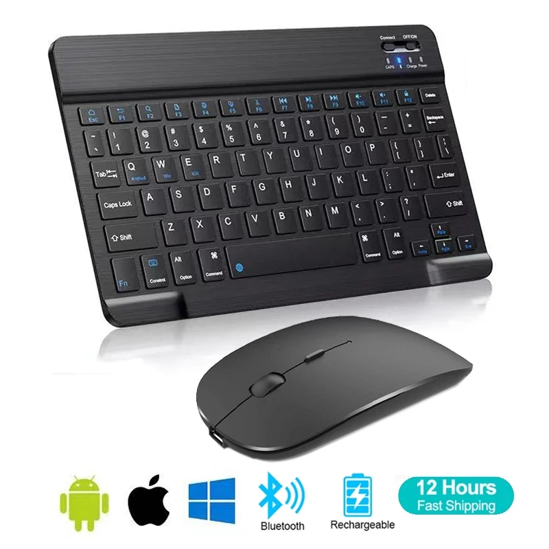 Retro Gaming Phone - Spanish French Bluetooth Wireless Keyboard Azerty