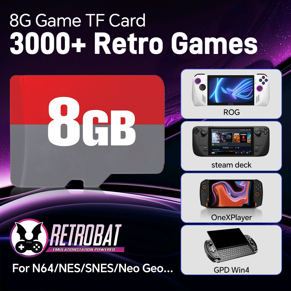 Retro Gaming Batocera - 8G Game TF Card For N64/NEOGEO/SNES