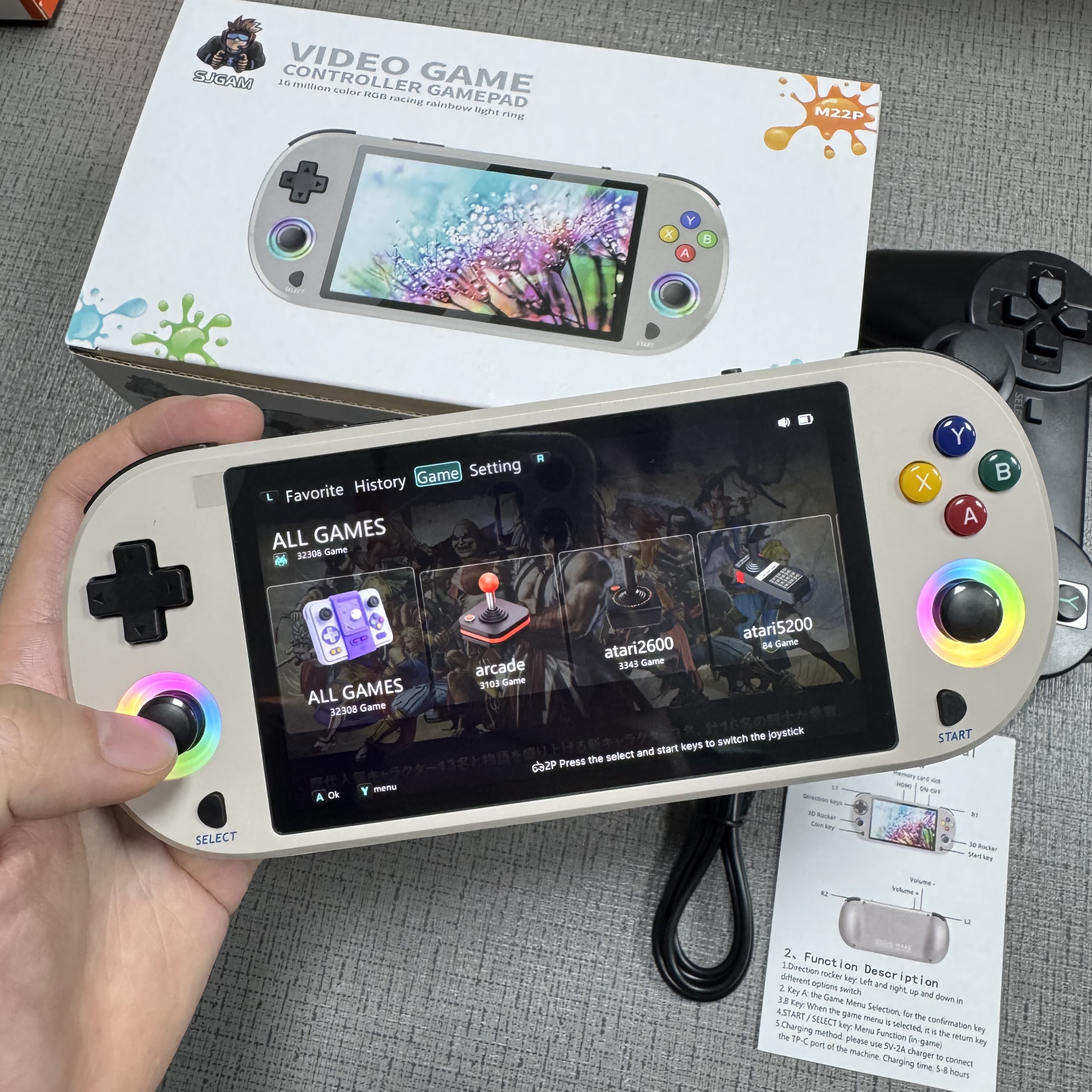 Retro Gaming La - New 128GB M22 Pro Portable Pocket