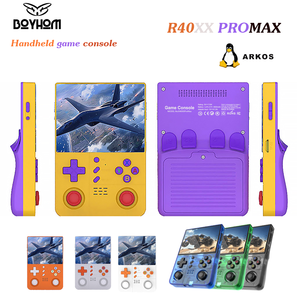 Retro Gaming Handheld Best - BOYHOM R40XXPROMAX Retro Handheld with ARKOS2.0,