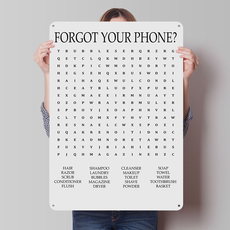 Retro Gaming Phone - Forgot Your Phone Tinplate Posters Customizable