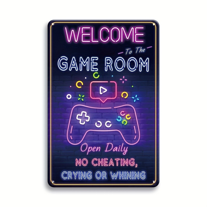 Retro Gaming Games - Welcome to the Game Room Metal