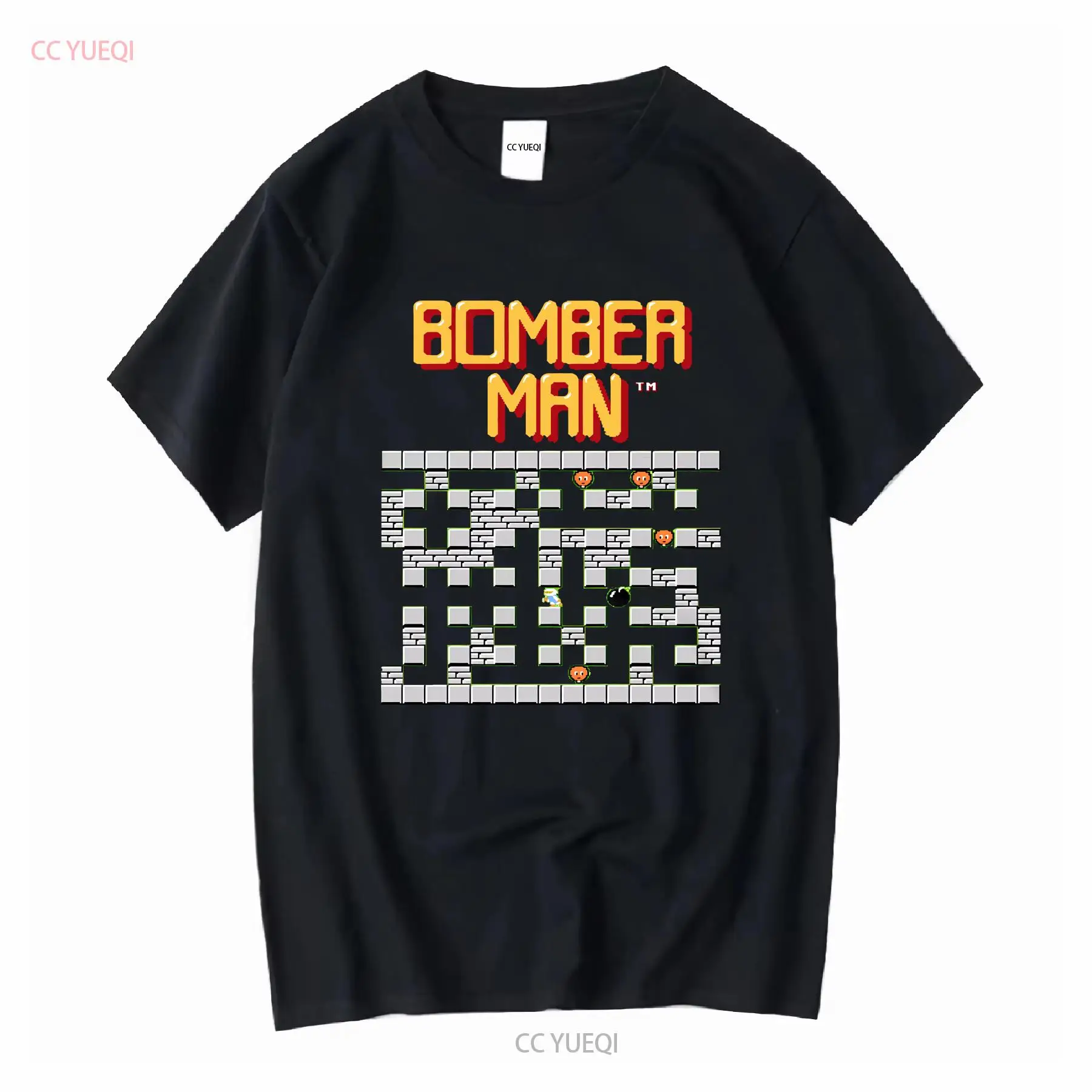 Retro Gaming Games - Bomberman stage 1 Logo NES Famicom