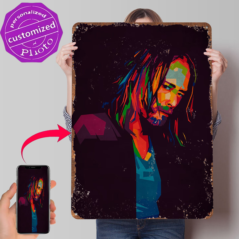Retro Gaming York - Thom Yorke Metal Poster Customized Wall