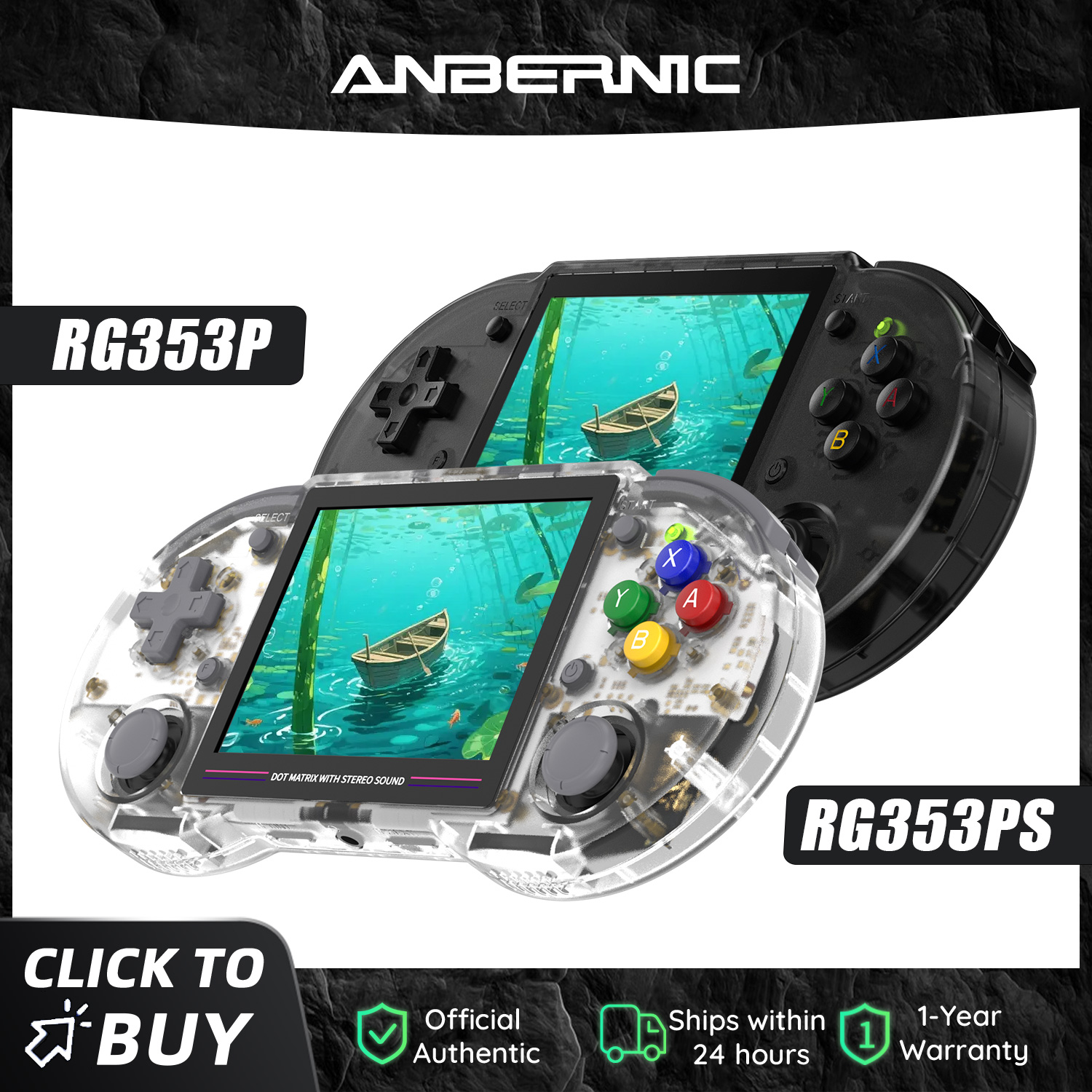 Retro Gaming Emulator Console - Anbernic RG353P RG353PS 64 Bit Retro