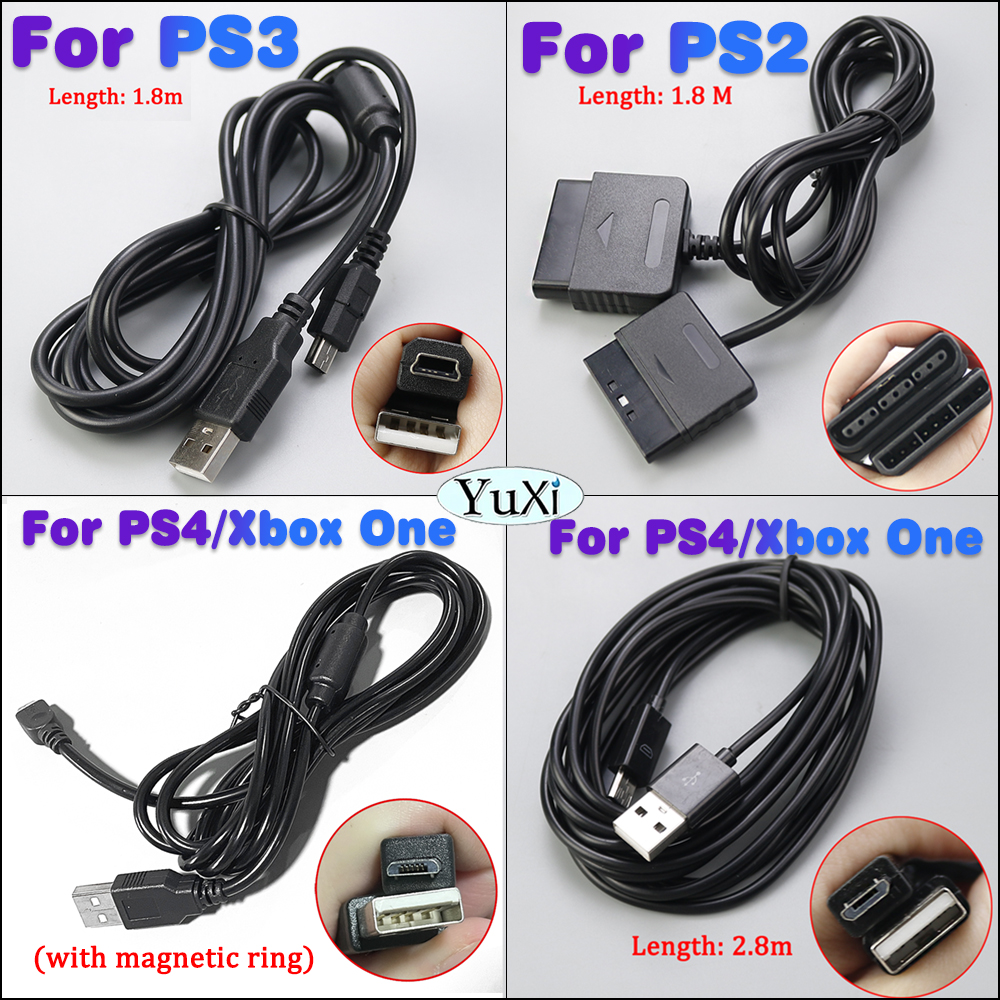 Controller Extension Cord - 1Pc USB Data Charging Cable For