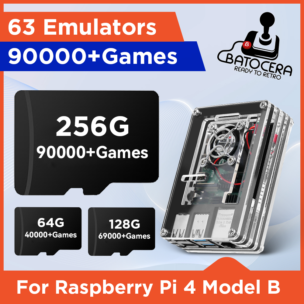 Retro Gaming Raspberry Pi 4 - TF Memory Card for Raspberry Pi4