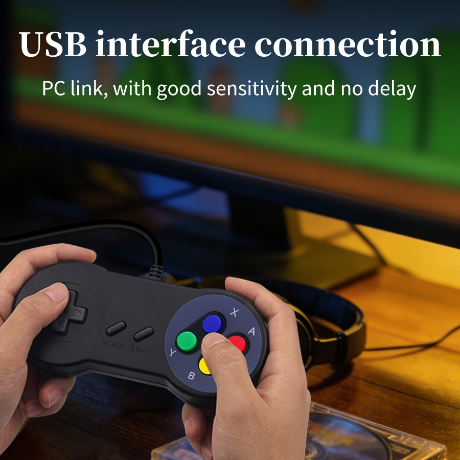 1-2 pcs SNES USB Controller Re - Retro Gaming Raspberry Pi 4 avaliação e preço