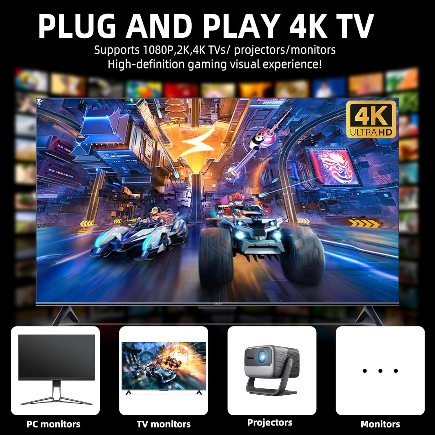 2026 Retro Gaming Console, 4K  - Retro Gaming Emulator Console avaliação e preço