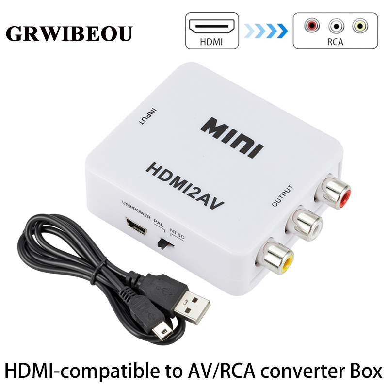 GRWIBEOU HDMI-compatible to AV - Composite Rca Cable avaliação e preço