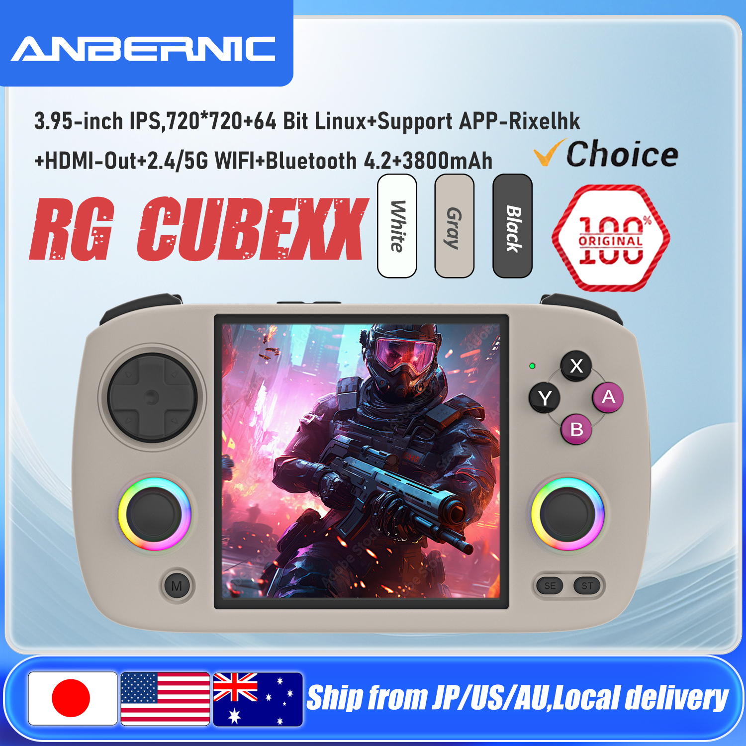 ANBERNIC RG CubeXX Handheld Ga - Retro Gaming La avaliação e preço