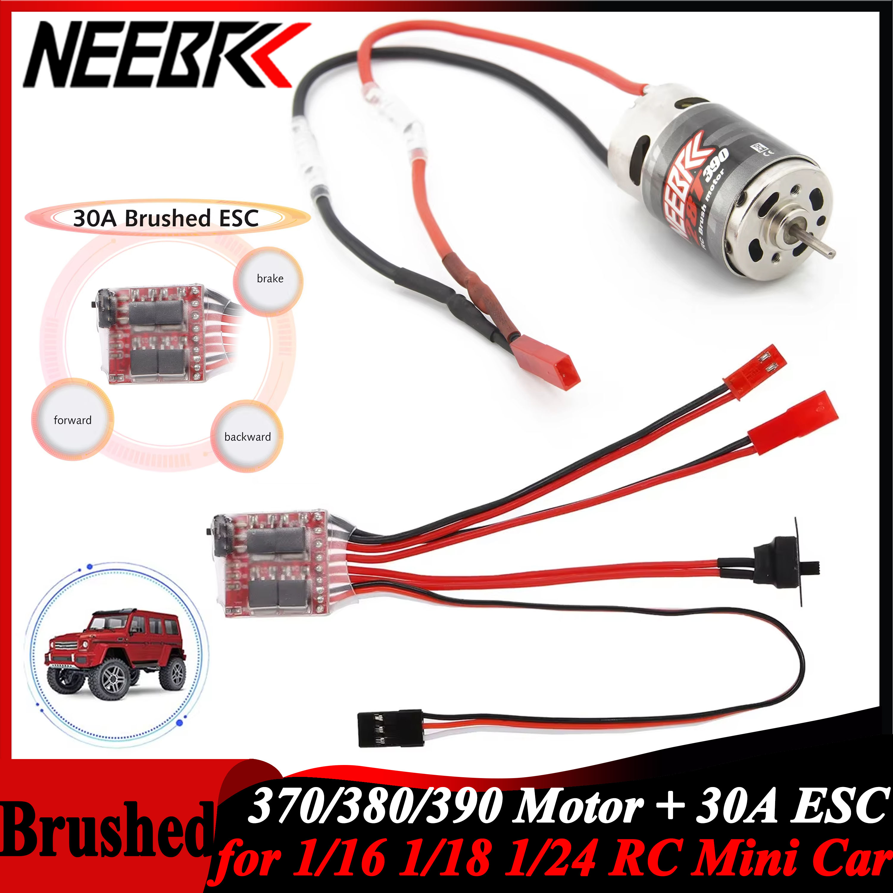 NEEBRC 370 380 390 Brushed Mot - Composite Rca Cable avaliação e preço