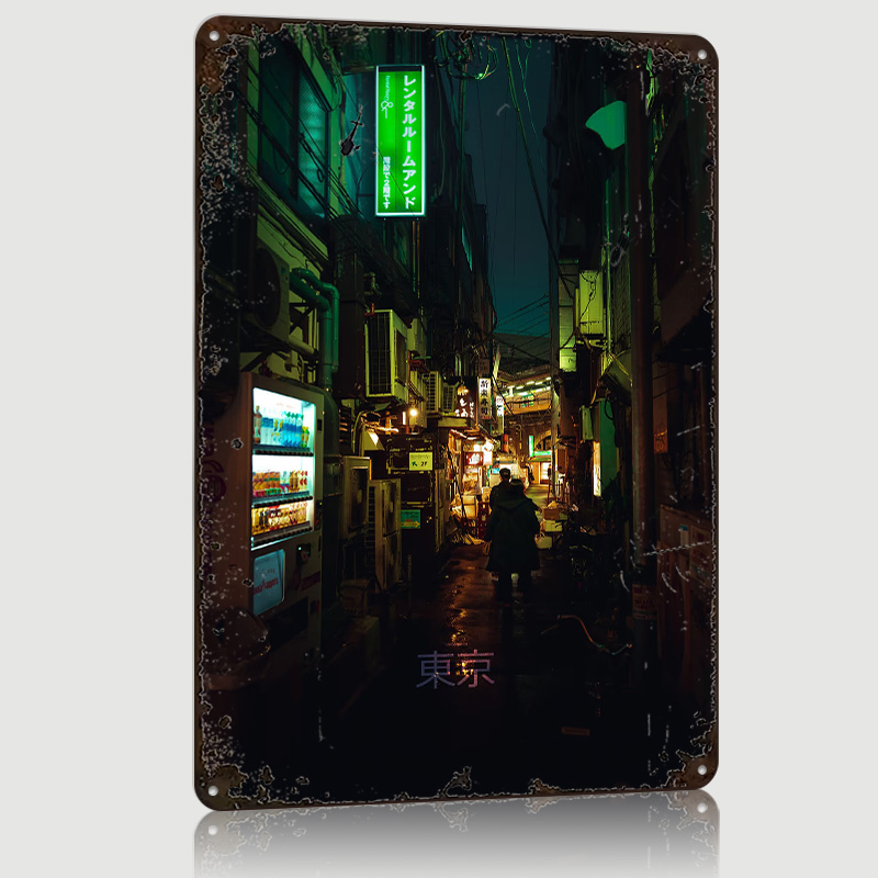 Tokyo Backstreet With Text Pri - Retro Gaming Tokyo avaliação e preço