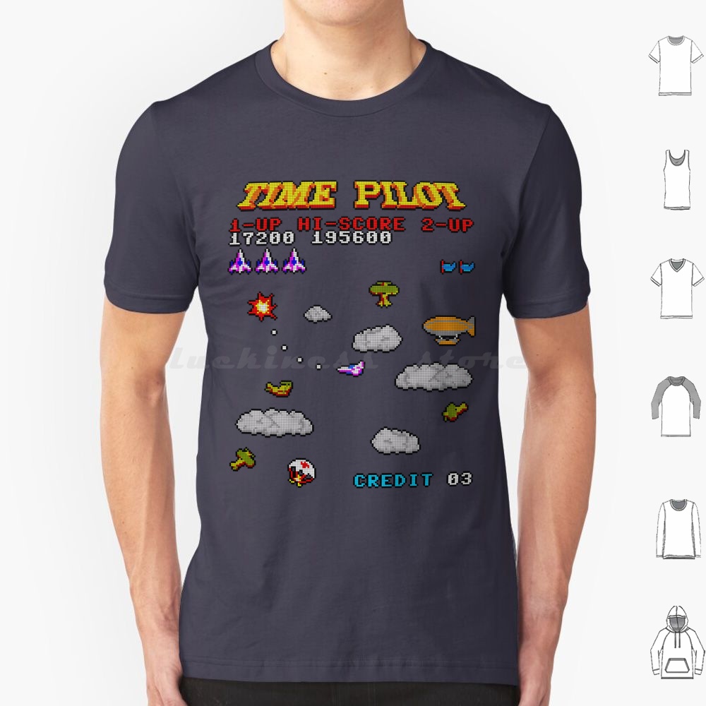 Time Pilot 2 T Shirt Cotton Me - Retro Gaming T Shirts avaliação e preço