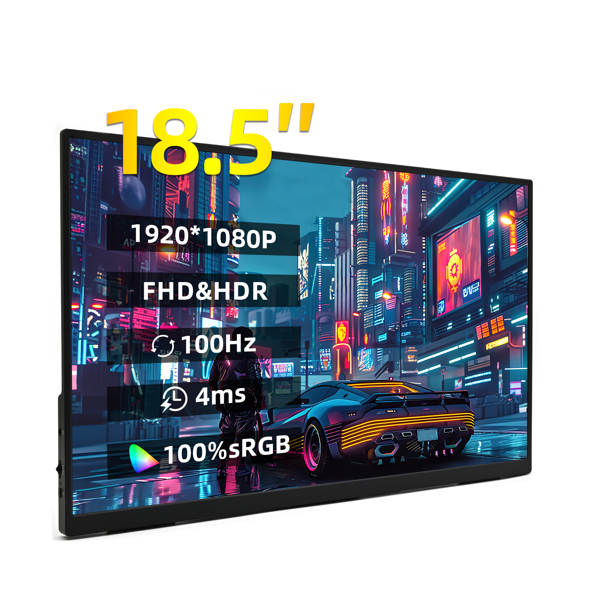 ZSUS 18-Inch 1080P 100Hz 100%s - Retro Gaming Monitor avaliação e preço
