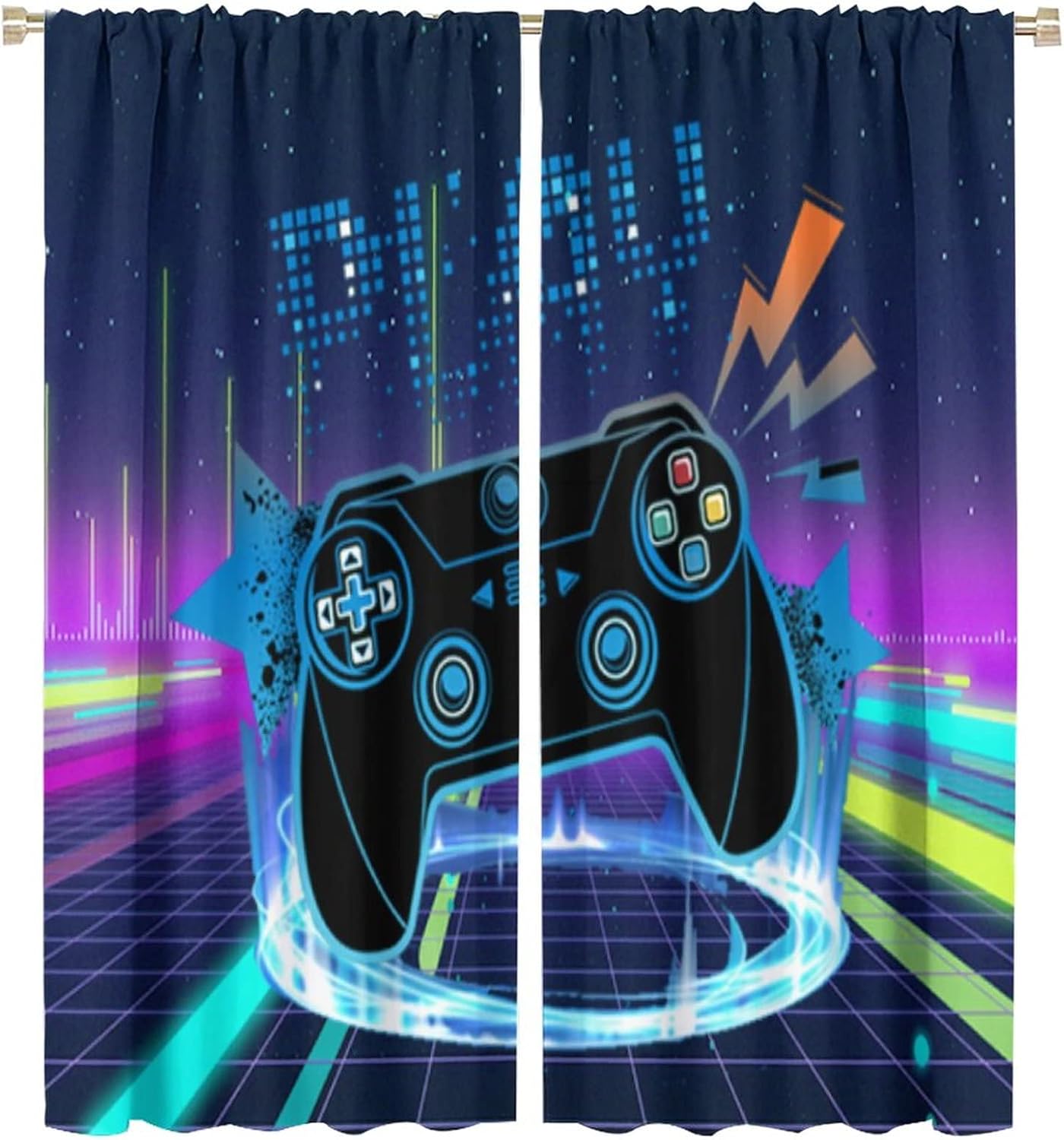 2 Panels Neon Game Controller  - Retro Gaming Space avaliação e preço