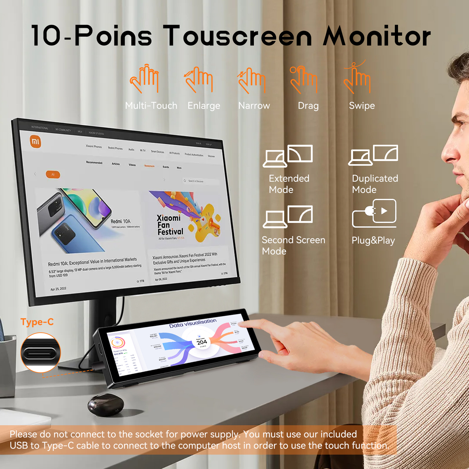 8.8-inch Chassis Secondary Scr - Retro Gaming Monitor avaliação e preço