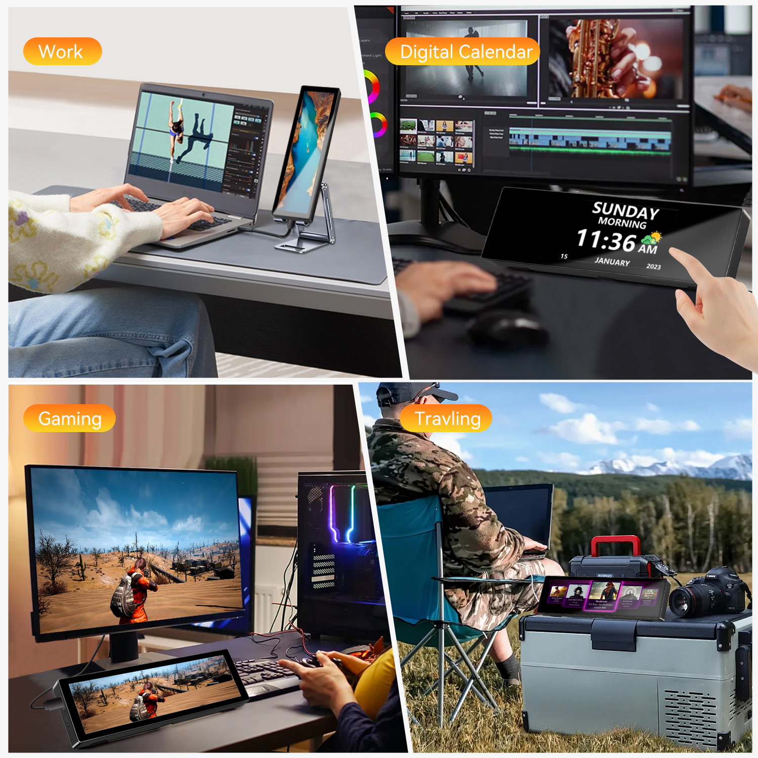 8.8-inch Chassis Secondary Scr - Retro Gaming Monitor avaliação e preço