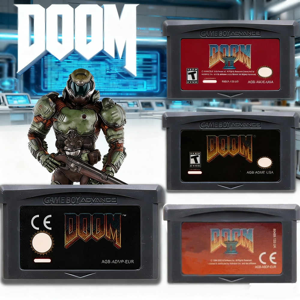 DOOM Series 32 Bit GBA Game Ca - Retro Gaming Nostalgia avaliação e preço