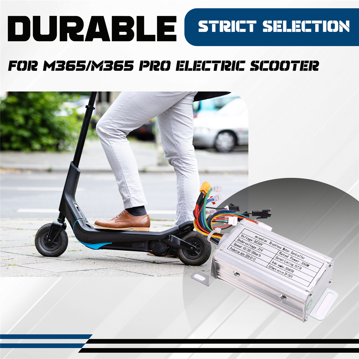 Hot sale 36V 350W Brushless Co - Controller Extension Cord avaliação e preço
