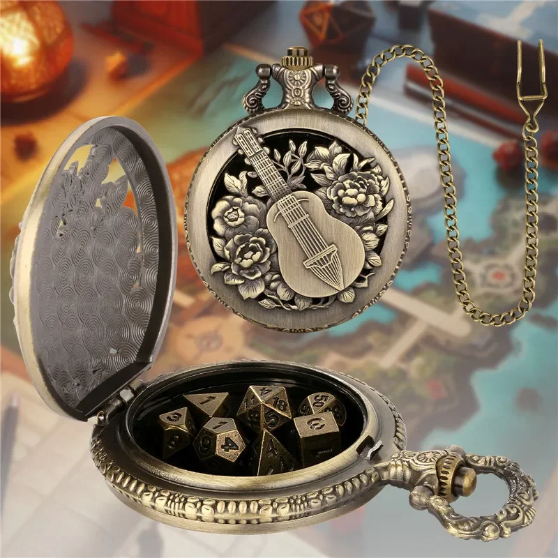 Retro 7 X Metal Polyhedral Dic - Retro Gaming Design avaliação e preço