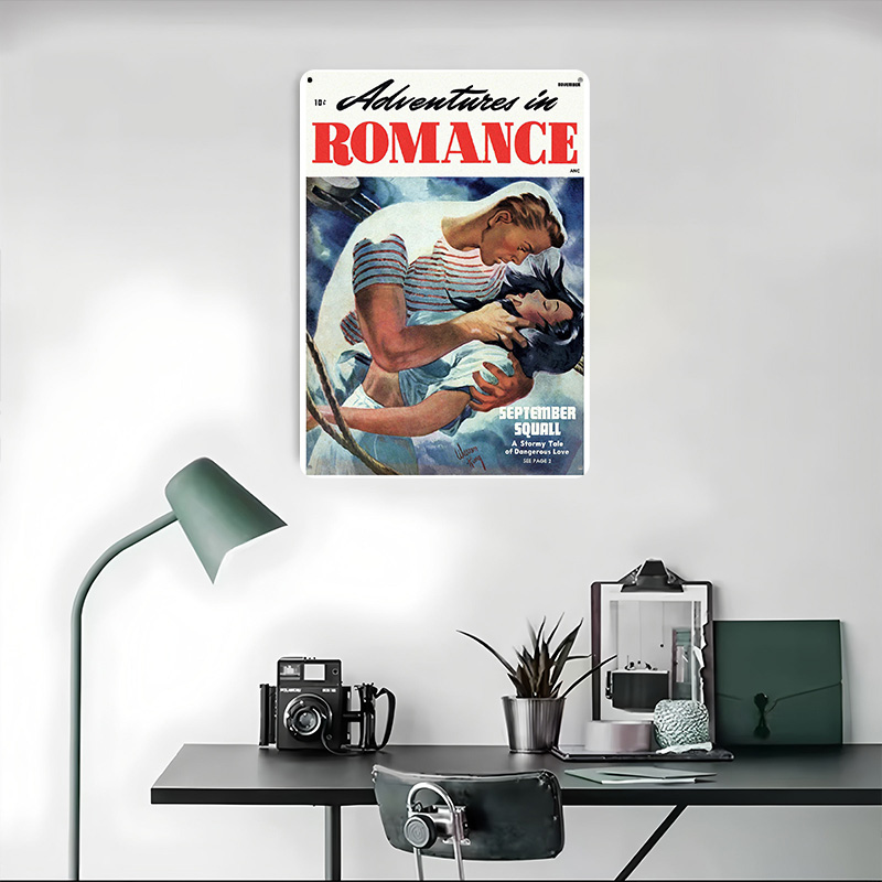 ADVENTURES IN ROMANCE Tinplate - Retro Gaming At avaliação e preço