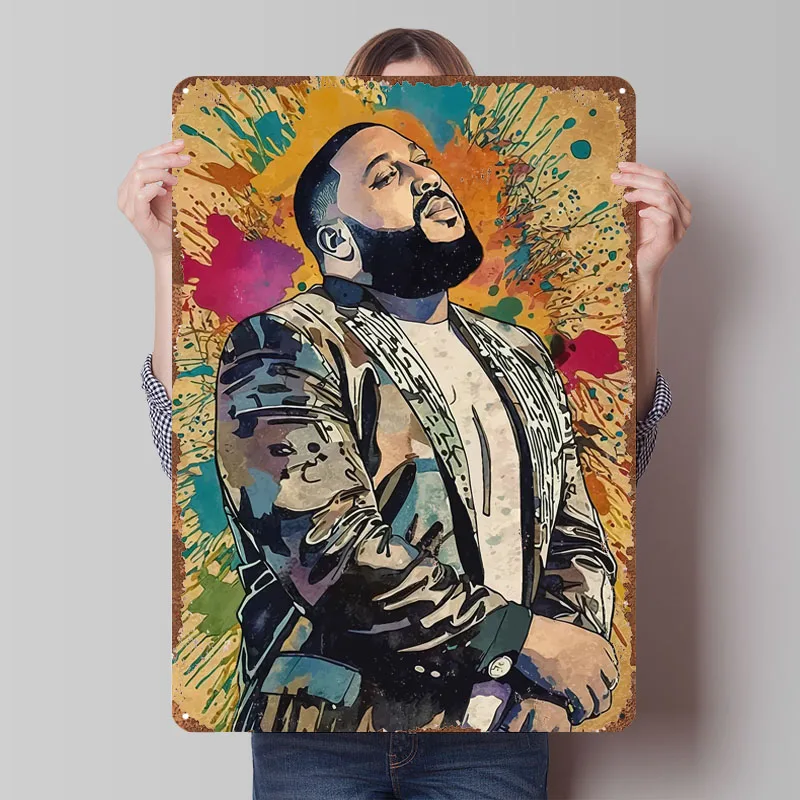 DJ Khaled Poster Rock Singer M - Retro Gaming At avaliação e preço
