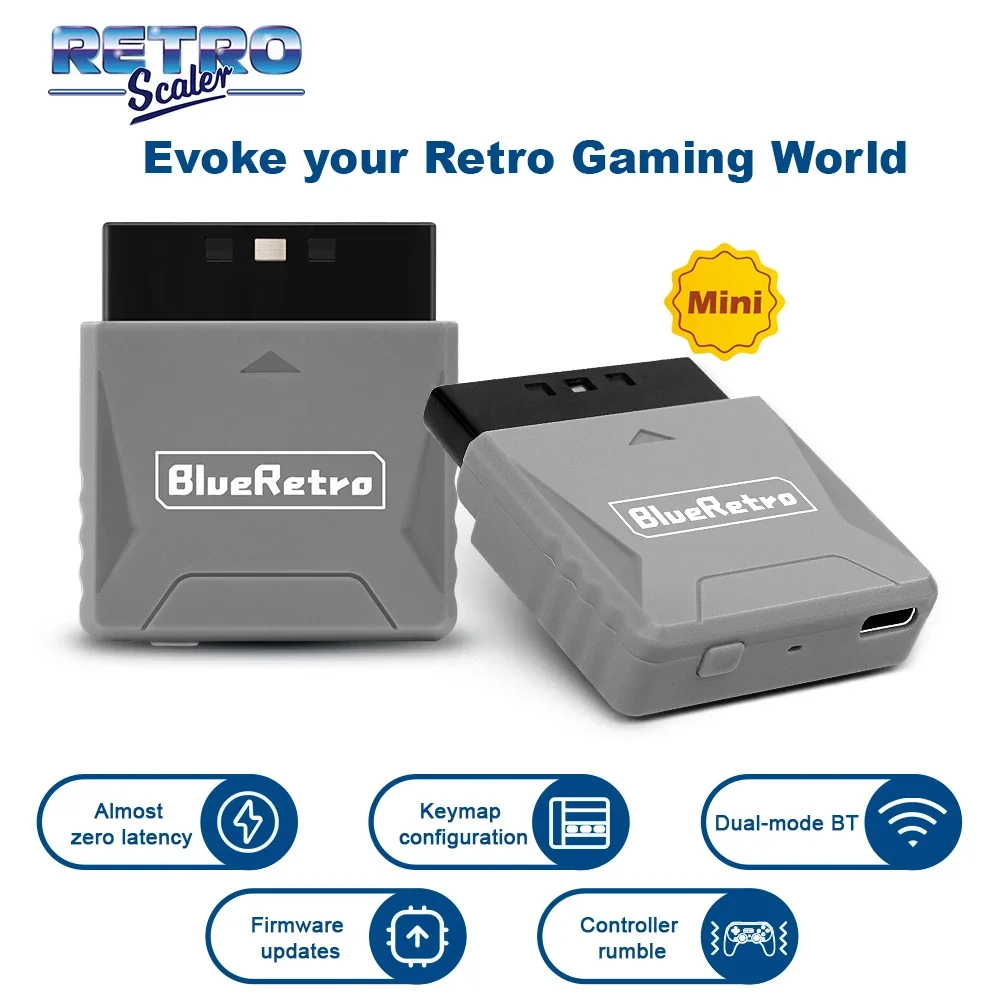 RetroScaler Mini Blueretro Rec - Retro Gaming Monitor avaliação e preço