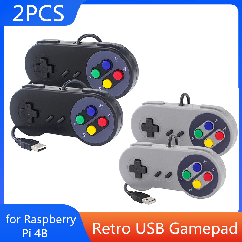 2PCs USB Gamepad Retro Gaming  - Retro Gaming Raspberry Pi 4 avaliação e preço