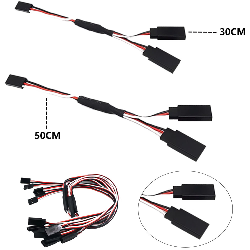 5/8/10pcs RC Servo Y Extension - Composite Rca Cable avaliação e preço