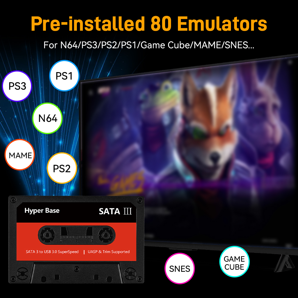 Batocera 500G/2T Emulator Game - Retro Gaming Batocera avaliação e preço