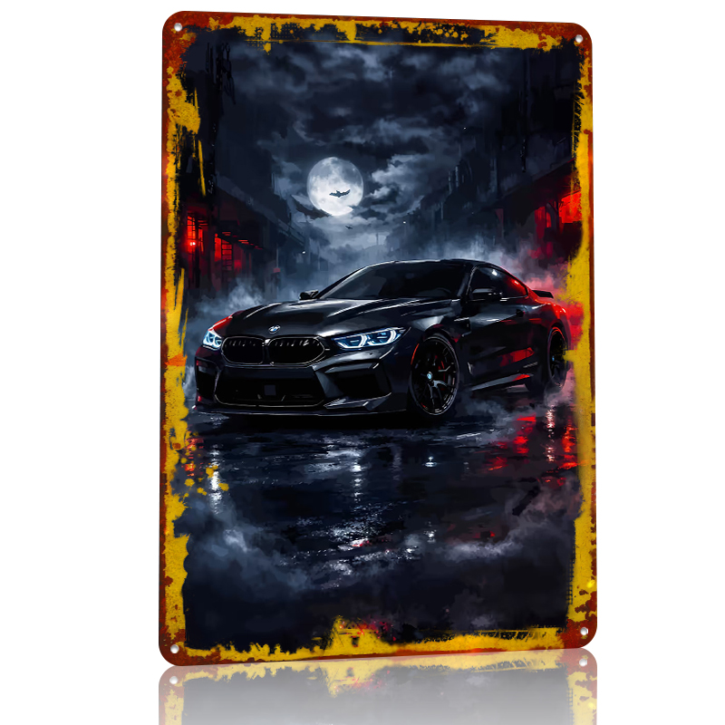 Dark Night Sports Car M8 With  - Retro Gaming At avaliação e preço