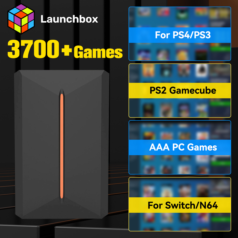 Launchbox 500GB External Game  - Retro Gaming Emulator Console avaliação e preço