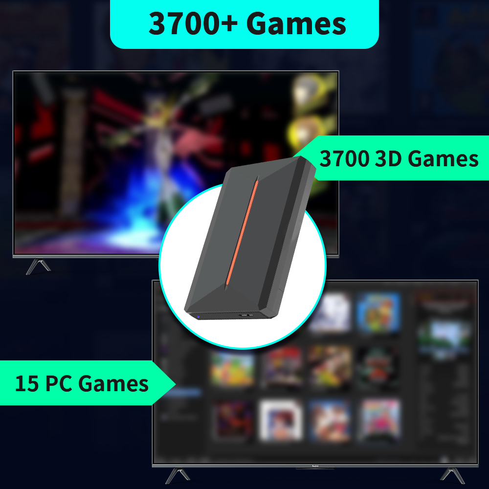 Launchbox 500GB External Game  - Retro Gaming Emulator Console avaliação e preço