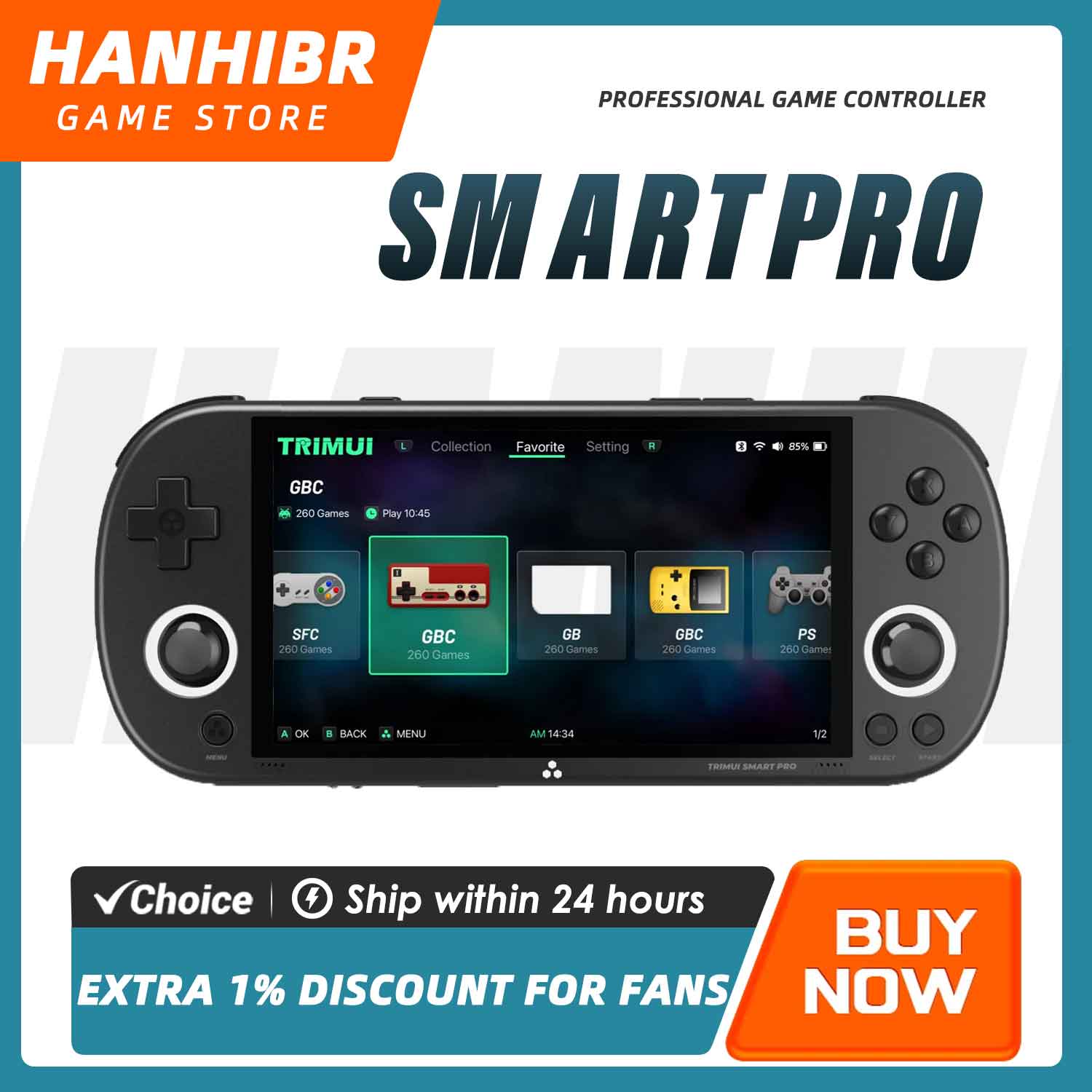 TRIMUI SMART PRO Open Source L - Retro Gaming Monitor avaliação e preço