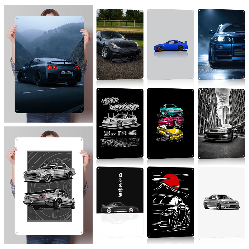 （Nissan） Posters Retro Car Met - Retro Gaming At avaliação e preço
