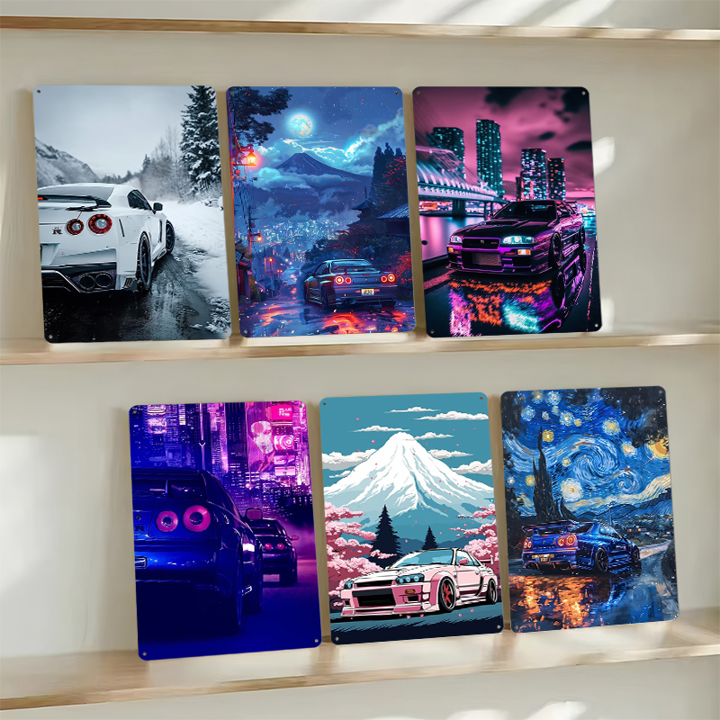 （Nissan） Posters Retro Car Met - Retro Gaming At avaliação e preço
