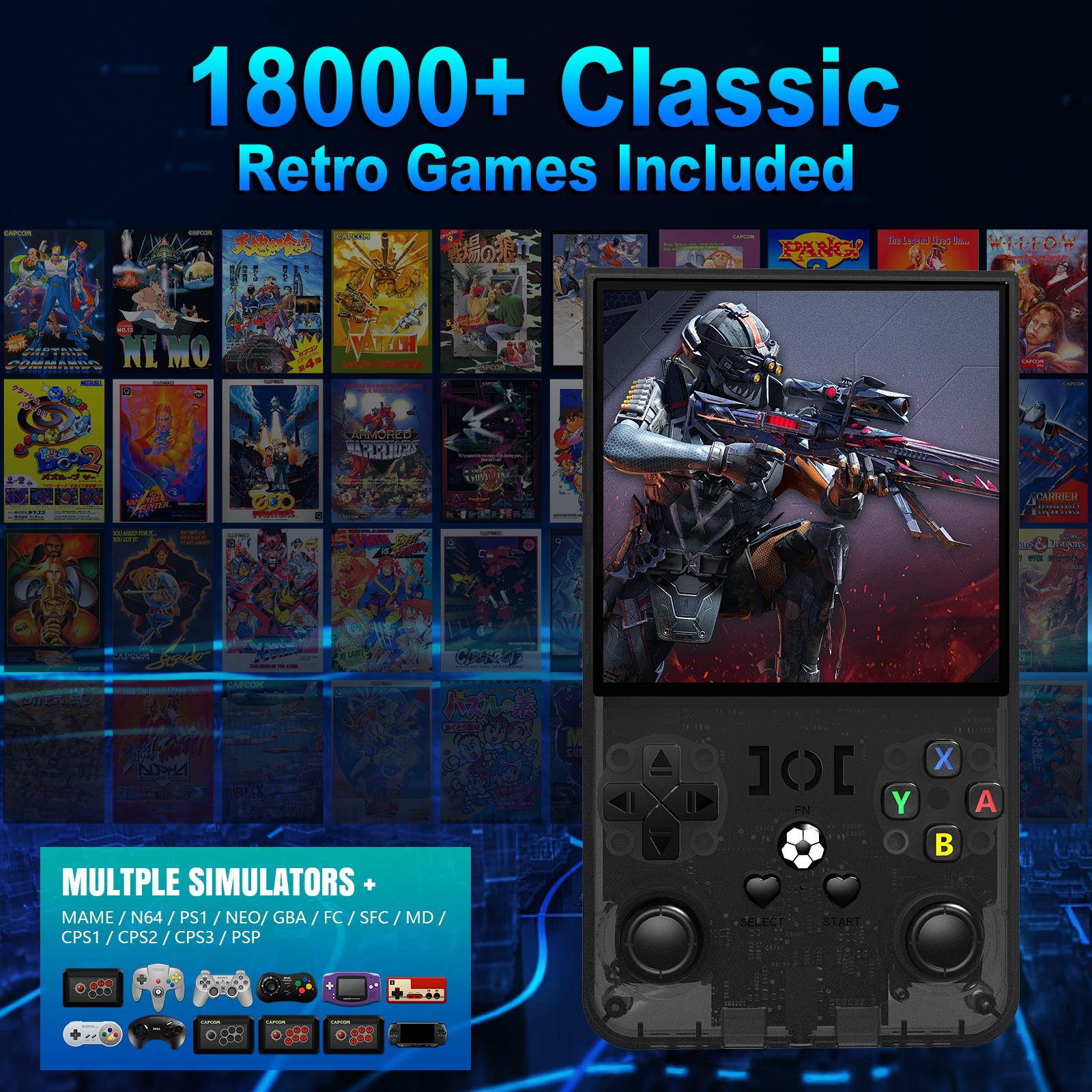 Open Source R36MAX Portable Vi - Retro Gaming Emulator Console avaliação e preço