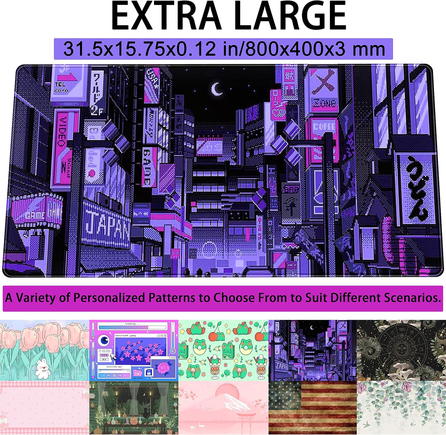 Tokyo Street Purple Neon Pixel - Retro Gaming Tokyo avaliação e preço