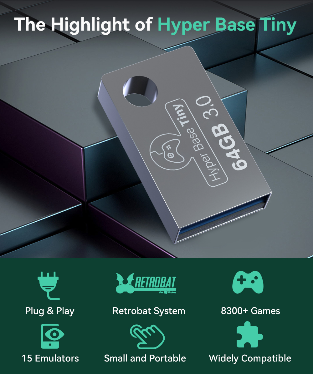 JMachen 64GB Portable USB 3.0  - Retro Gaming Emulator Console avaliação e preço