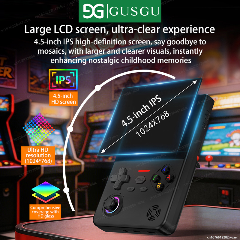 GUSGU H7 Open Source Retro Gam - Retro Gaming Handheld Best avaliação e preço