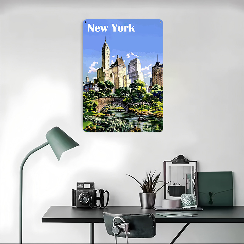 New York Printing Poster Custo - Retro Gaming York avaliação e preço