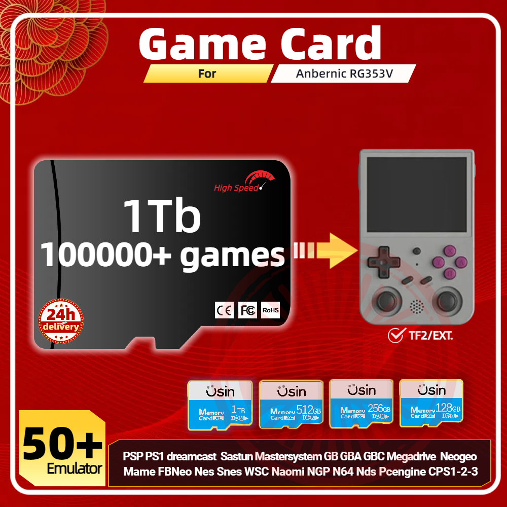 Game Card For Anbernic RG353V  - Retro Gaming Batocera avaliação e preço