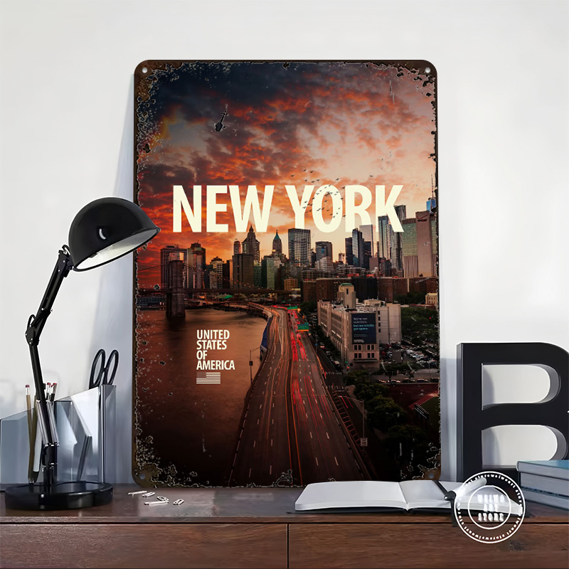 New York City Skyline Printed  - Retro Gaming York avaliação e preço