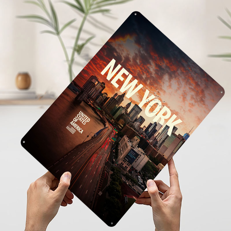 New York City Skyline Printed  - Retro Gaming York avaliação e preço