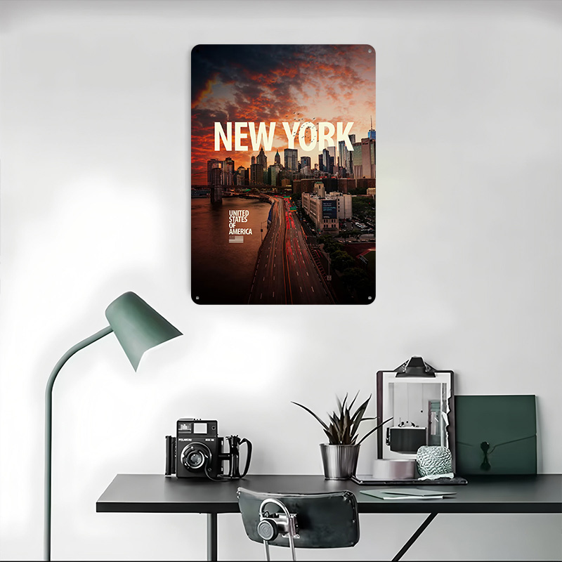New York City Skyline Printed  - Retro Gaming York avaliação e preço