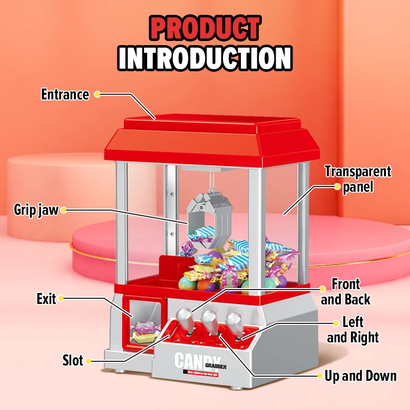 Claw Machine Electronic Candy  - Retro Gaming Games avaliação e preço