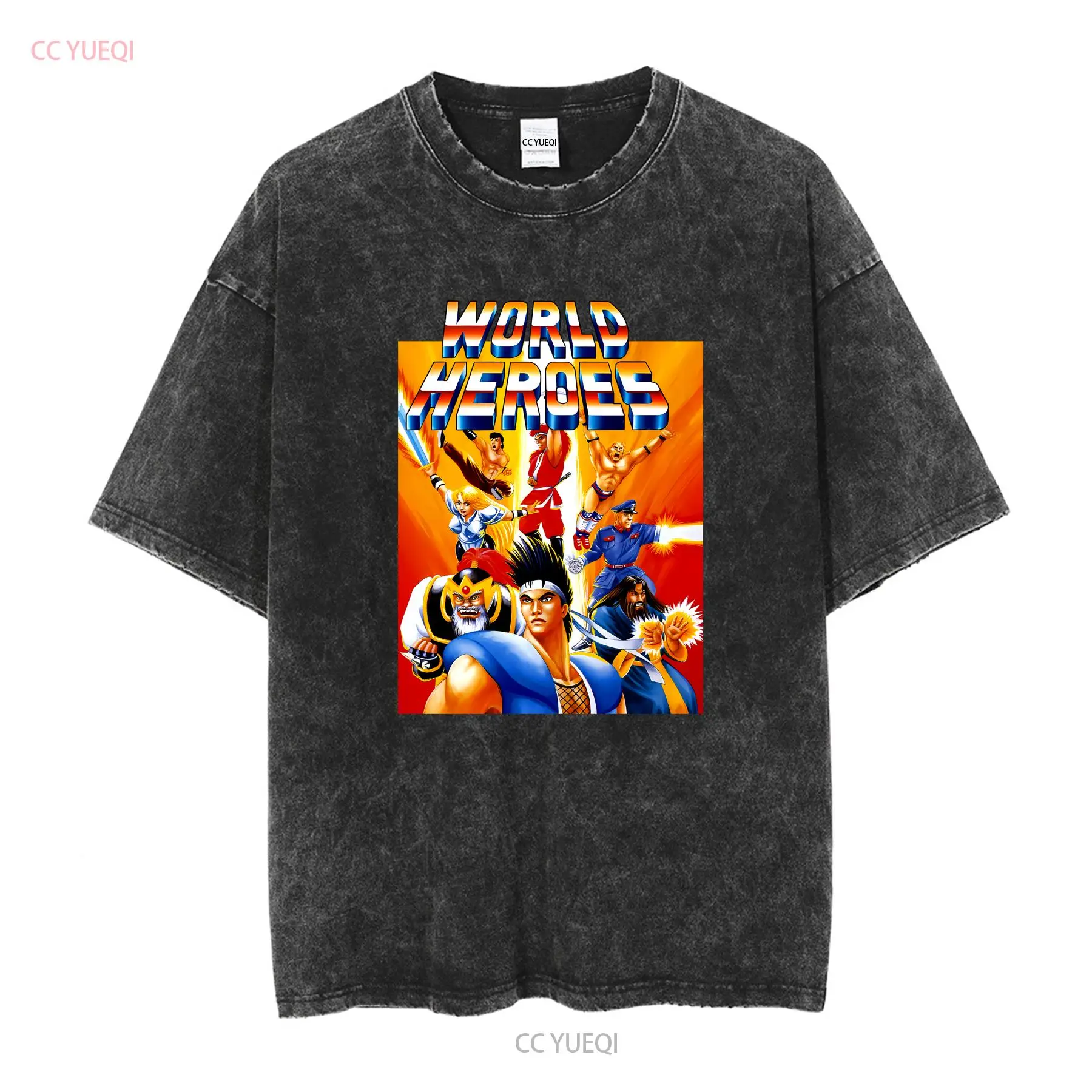 World Heroes Classic NEO GEO V - Retro Gaming T Shirts avaliação e preço