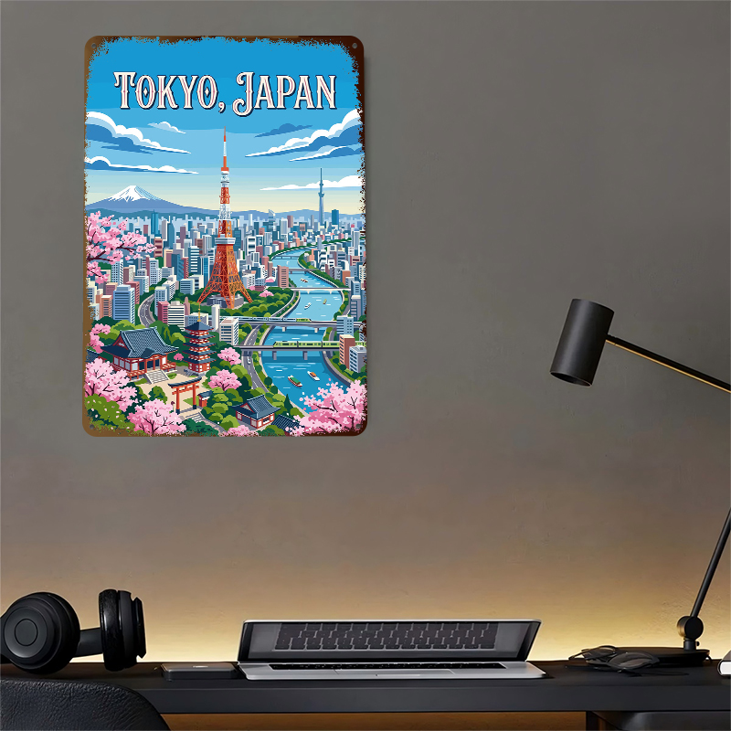Tokyo Cityscape With Cherry Bl - Retro Gaming Tokyo avaliação e preço