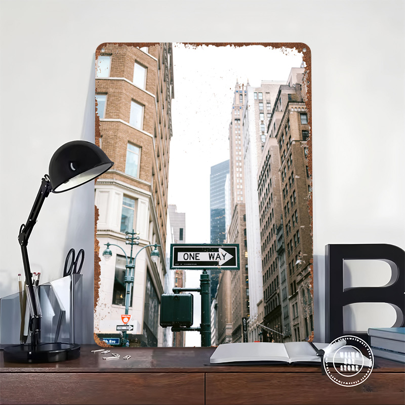 Fifth Avenue New York Tinplate - Retro Gaming York avaliação e preço